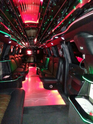 Limo Bus Now! - 16 PASSENGER STRETCH ESCALADE SUV LIMOUSINE - Interior